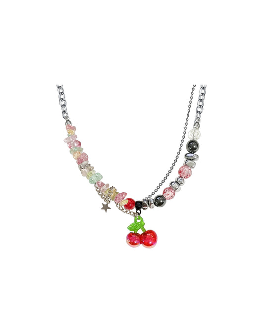 Sweet Girl Cherry Necklace